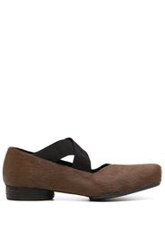 Uma Wang fur ballet flats - Brown