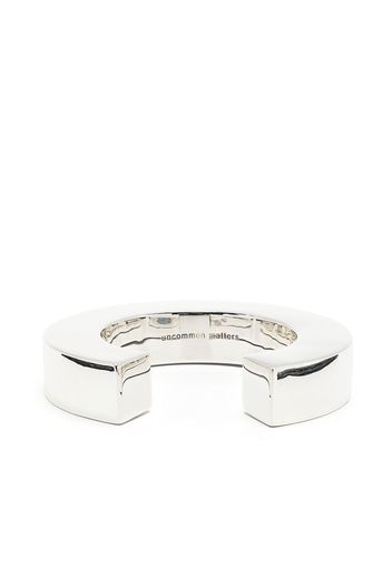 Uncommon Matters Aperture open-cuff bangle - Silver