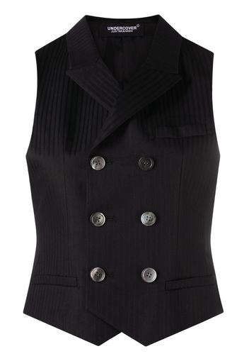 Undercover double-breasted waistcoat - Black