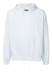 UNDERCOVER striped hoodie - White