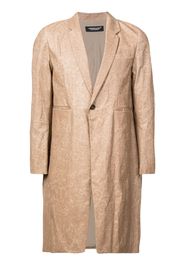 UNDERCOVER single breasted coat - Brown