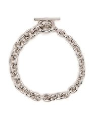 UNDERCOVER T-back lock-fastening bracelet - Silver