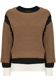 Undercover wool blend jumper - Brown