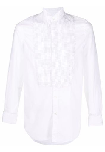Valentino Pre-Owned 1990s panelled tuxedo shirt - White