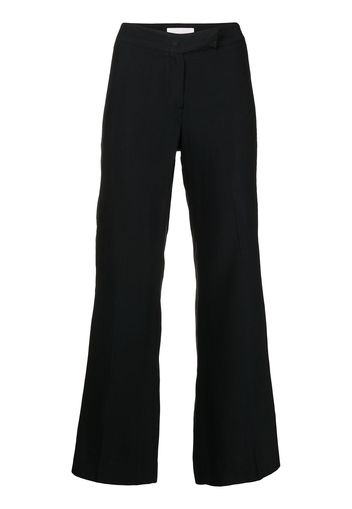 Valentino Pre-Owned 2010s lace-panelled tailored trousers - Black