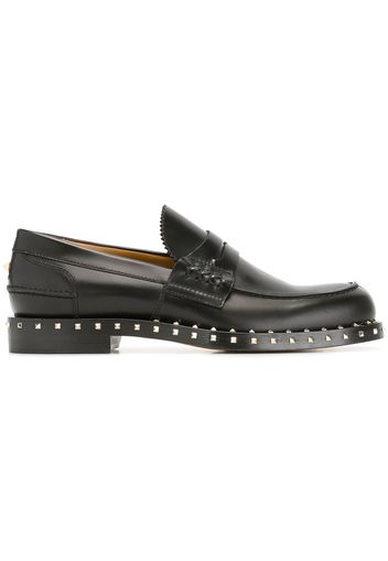 valentino studded loafers