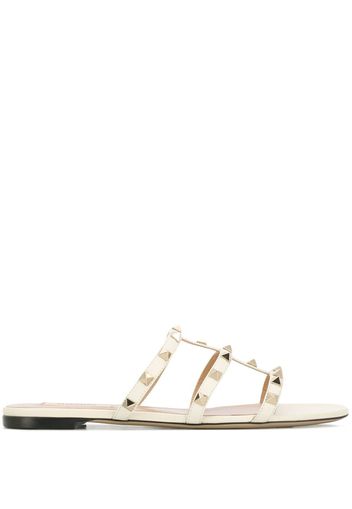 Valentino Valentino Garavani Rockstud flat sandals - White