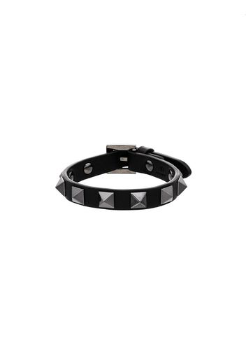 Rockstud leather bracelet