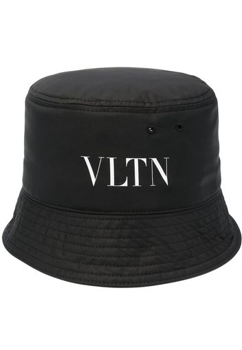 logo print bucket hat