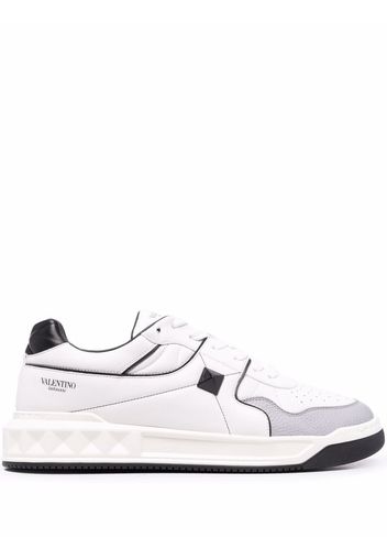 Valentino Garavani One-Stud low-top lace-up sneakers - White