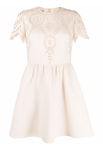 Valentino broderie anglaise dress - Neutrals