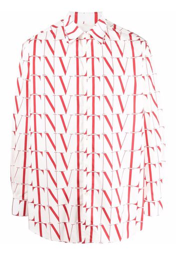 Valentino VLTN logo-print shirt - White