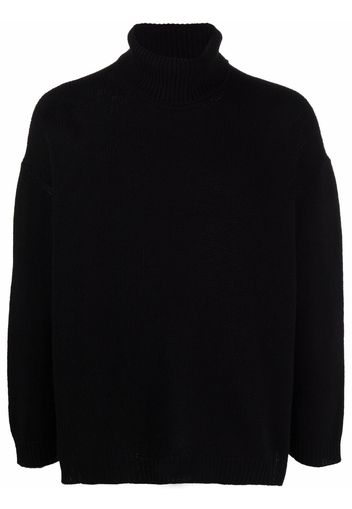 Valentino cashmere rollneck jumper - Black