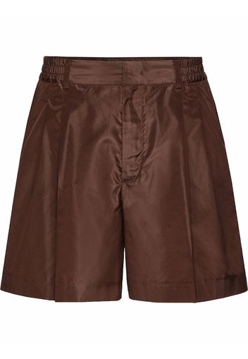 Valentino pressed-crease tailored shorts - Brown