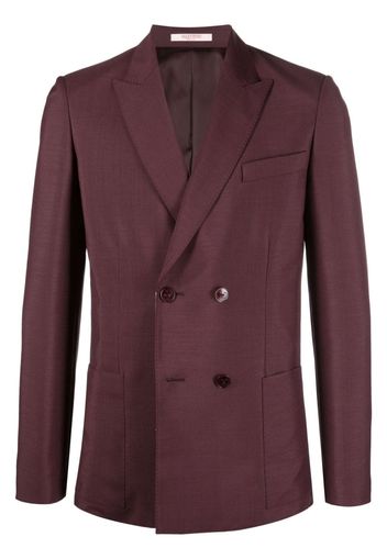 Valentino tailored double-breasted blazer - Purple