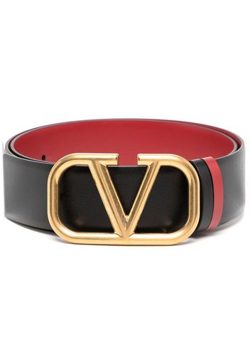 Valentino Garavani VLogo buckle belt - Black