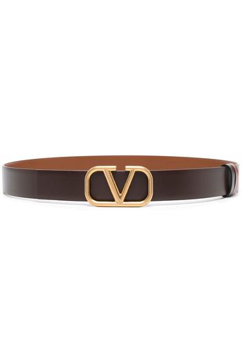 Valentino Garavani reversible Vlogo belt - Brown