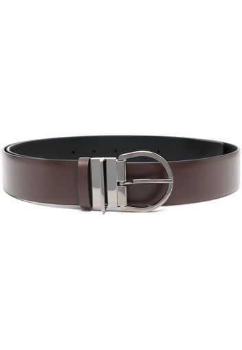 Valentino Garavani V-logo buckled belt - Brown