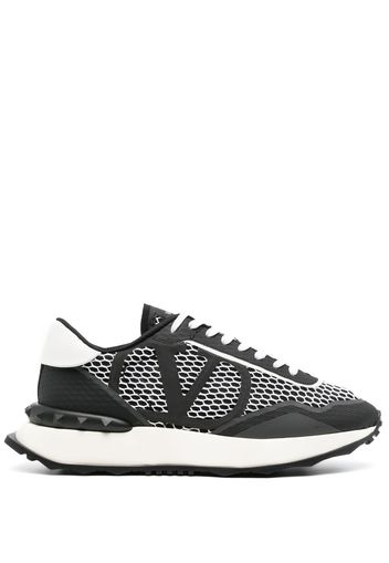 Valentino Garavani Netrunner mesh low-top sneakers - Black