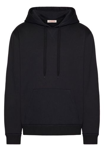 Valentino Untitled stud-appliqué hoodie - Black