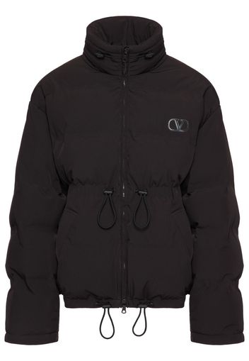 Valentino VLogo Signature patch padded jacket - Black