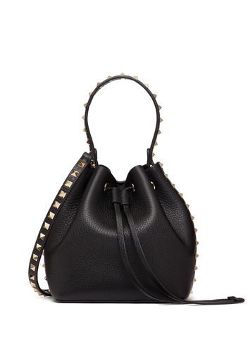 Valentino Garavani Rockstud embellished shoulder bag - Black