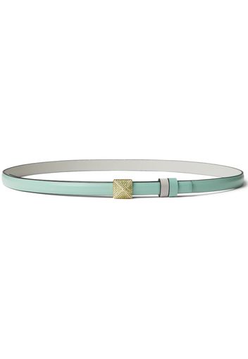 Valentino Garavani One Stud reversible leather belt - Green