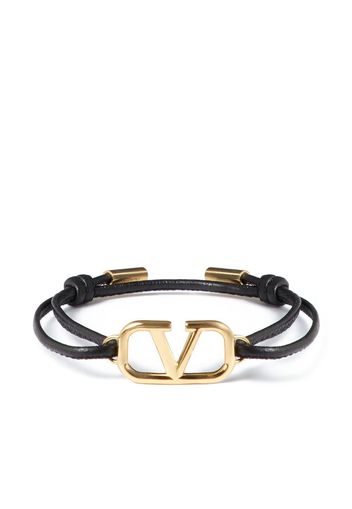 Valentino Garavani VLogo Signature cord bracelet - Black