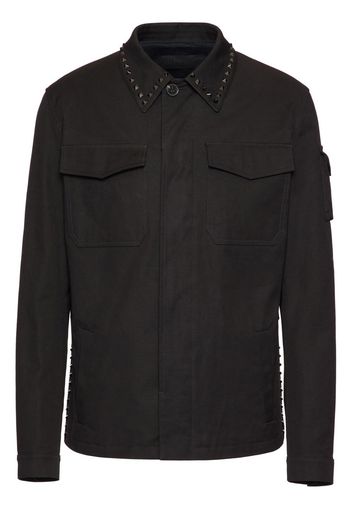 Valentino studded two-pocket shirt - Black