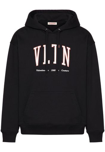 Valentino VLTN logo-print hoodie - Black