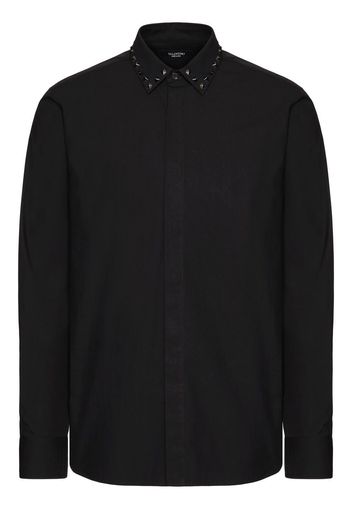 Valentino Rockstud embellished shirt - Black