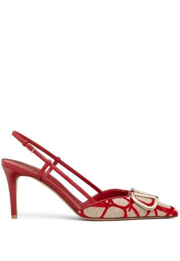 Valentino Garavani VLogo Signature slingback pumps - Red