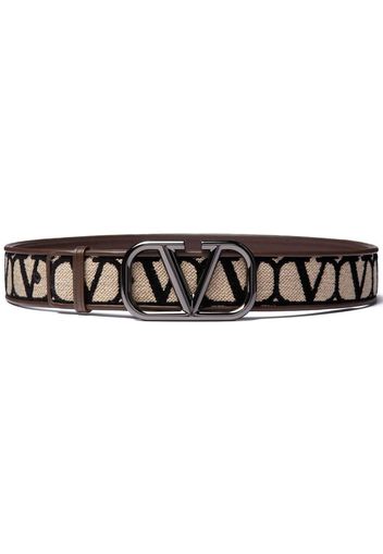 Valentino Garavani Toile Iconographe belt - Neutrals