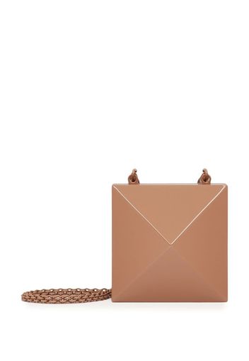 Valentino Garavani geometric clutch bag - Neutrals