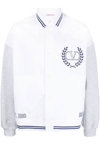 Valentino VLogo bomber jacket - White