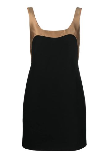 Valentino colour-block silk dress - Black