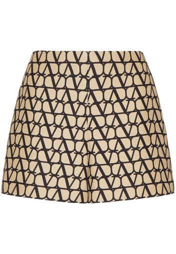 Valentino Garavani Toile Iconographe tailored shorts - Neutrals