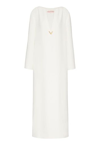 Valentino Garavani Cady Couture silk dress - White