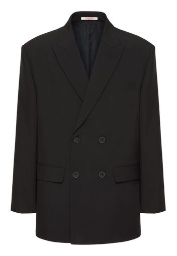 Valentino Garavani double-breasted pea coat - Black