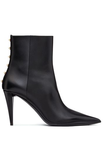 Valentino Garavani Rockstud leather ankle boots - Black