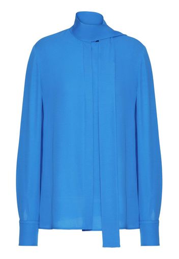 Valentino Garavani Georgette silk blouse - Blue