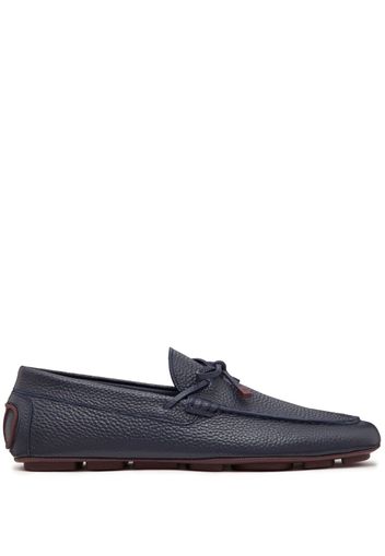 Valentino Garavani VLogo Signature leather driving shoes - Blue