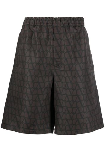 Valentino Toile Iconographe Bermuda shorts - Brown