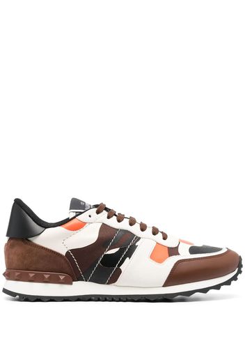 Valentino Garavani Rockrunner low-top sneakers - Brown