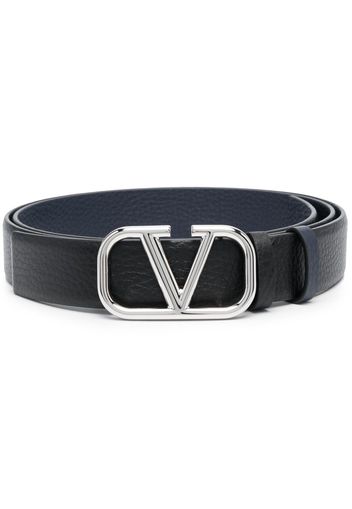 Valentino Garavani VLogo Signature reversible belt - Black