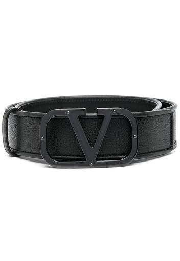 Valentino Garavani VLogo Type buckled belt - Black