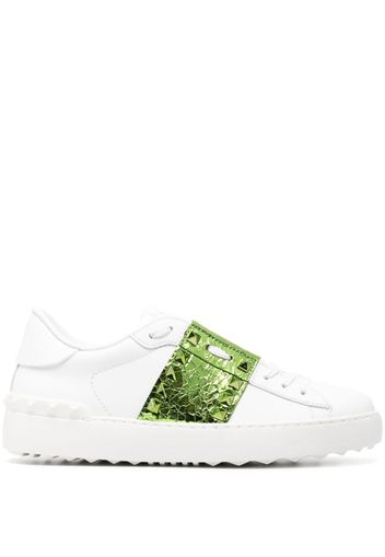 Valentino Garavani Rockstud metallic-detail sneakers - White