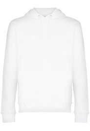 Valentino Rockstud embellished cotton blend hoodie - White
