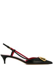 Valentino Valentino Garavani VLOGO slingback pumps - Black