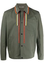 embroidered shirt jacket